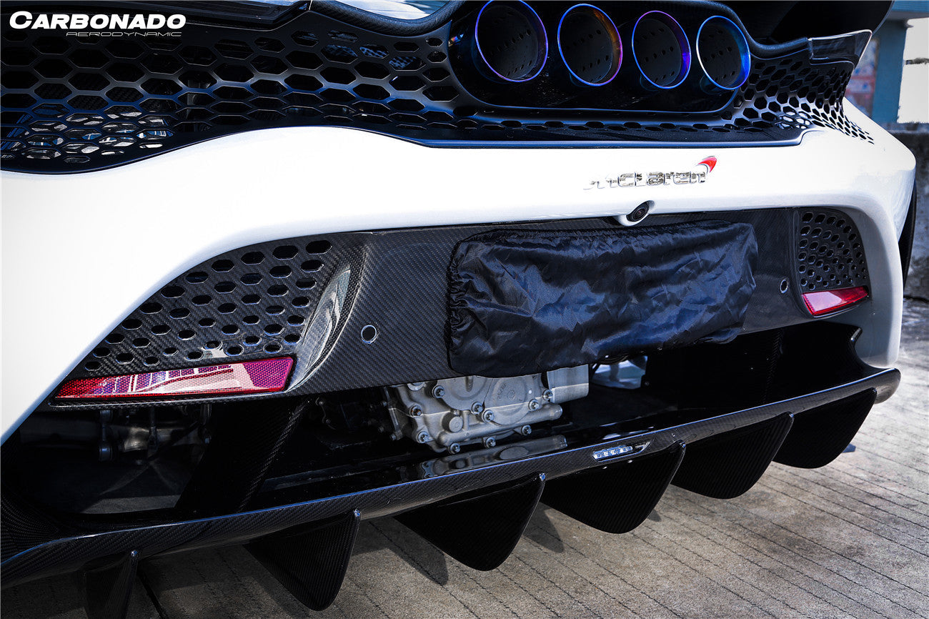 2017 - 2022 McLaren 720s 765LT-Style Rear Bumper and Wing