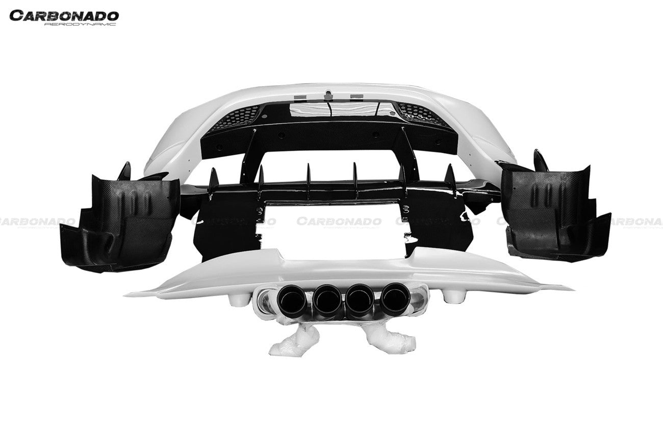 2017 - 2022 McLaren 720S 765LT-Style Rear Bumper and Wing