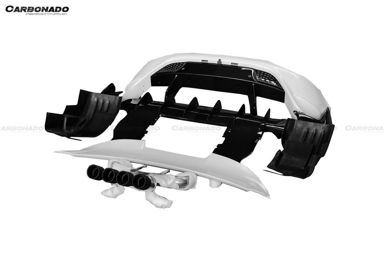 2017 - 2022 McLaren 720S 765LT-Style Rear Bumper and Wing