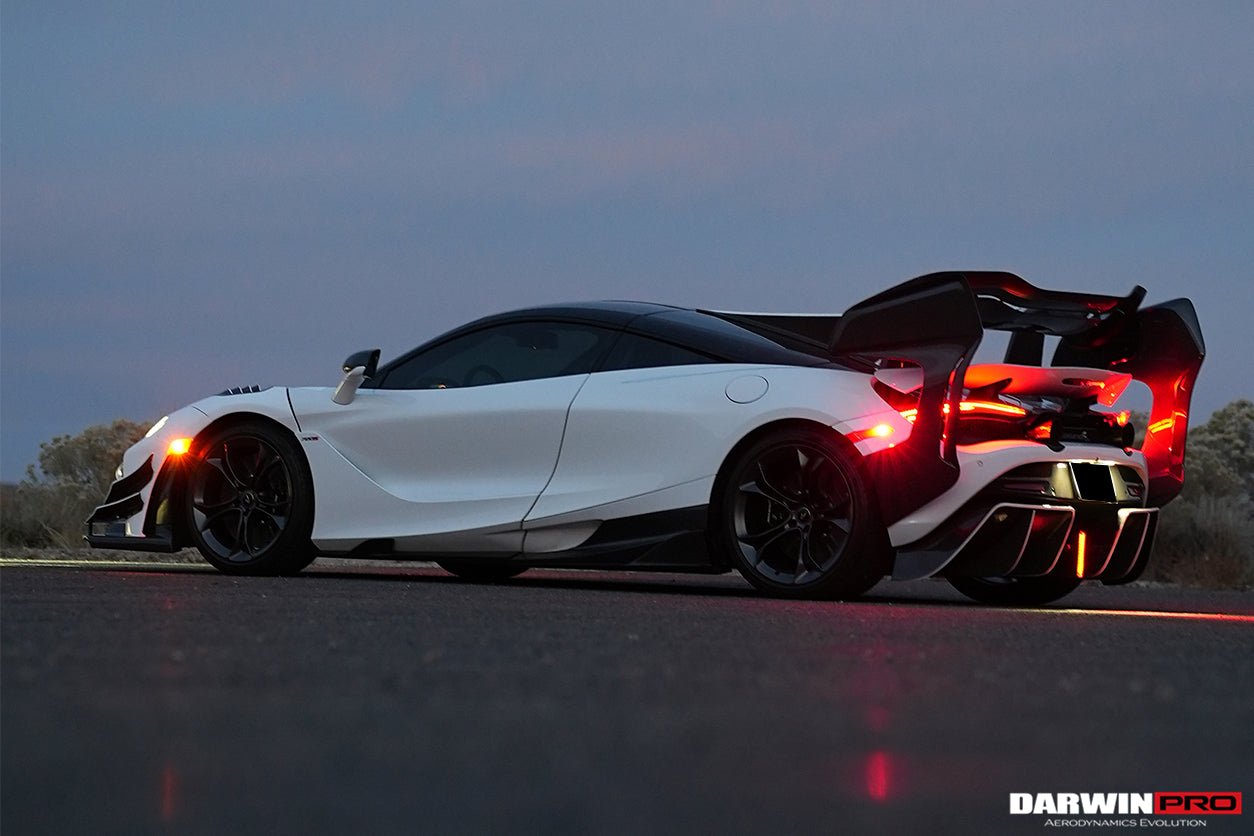 2017 - 2022 McLaren 720S Se²GTR Style Trunk Wing with Side Winglets