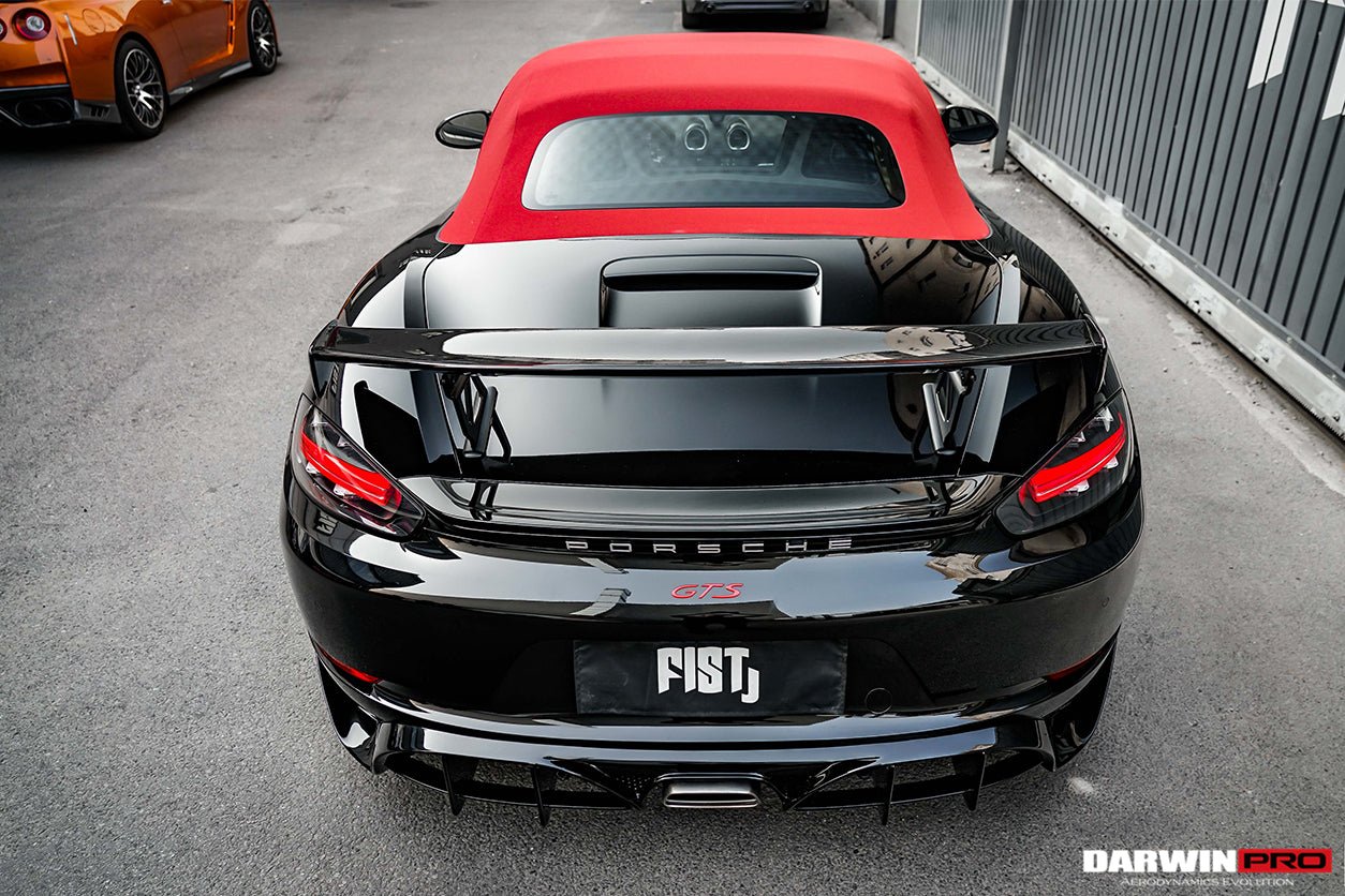 2016 - 2024 Porsche 718 Cayman & Boxster Stuttmate Carbon Fiber Rear Diffuser