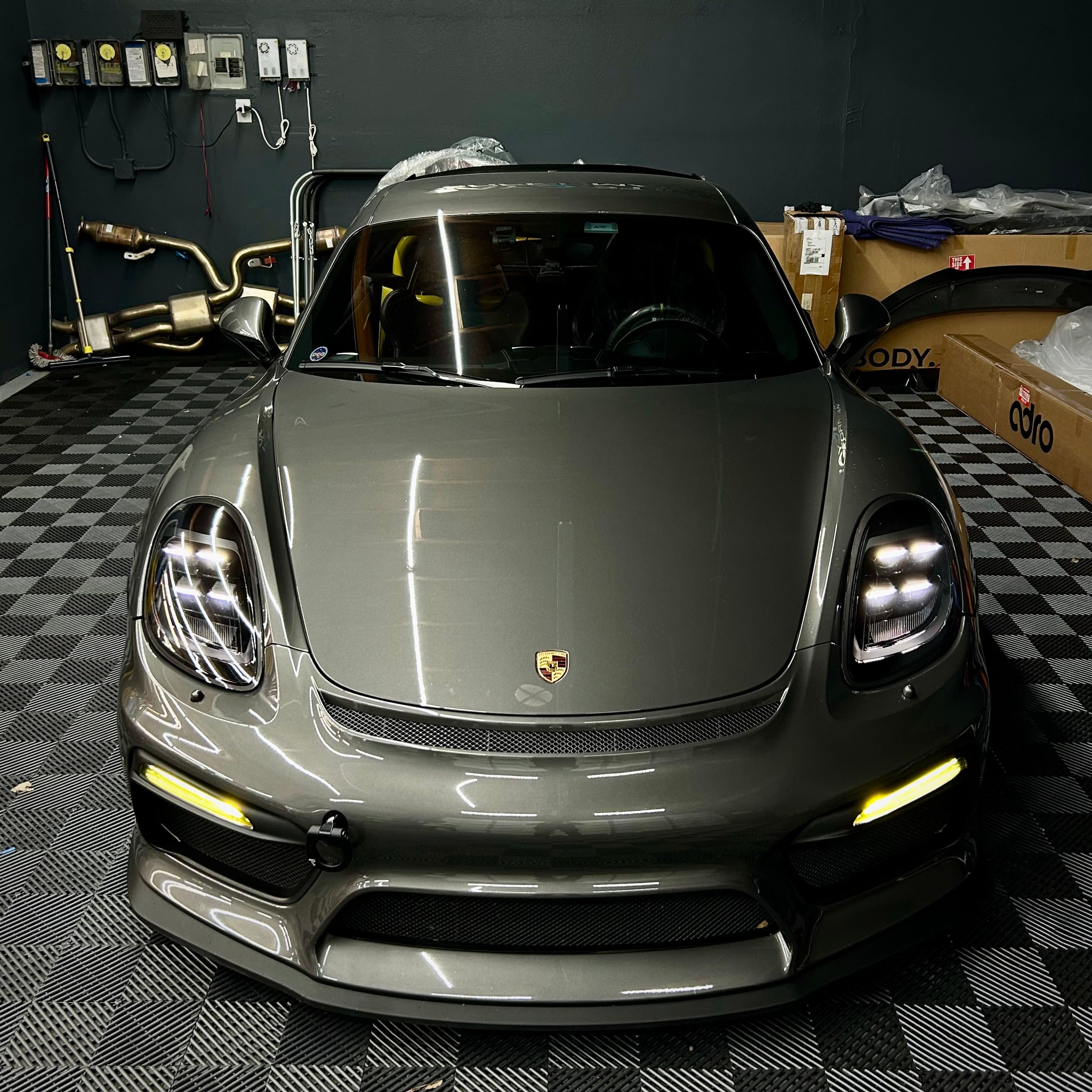 Matrix Style LED Headlights for Porsche 981 Boxster Cayman / GT4 (2013 - 2016)
