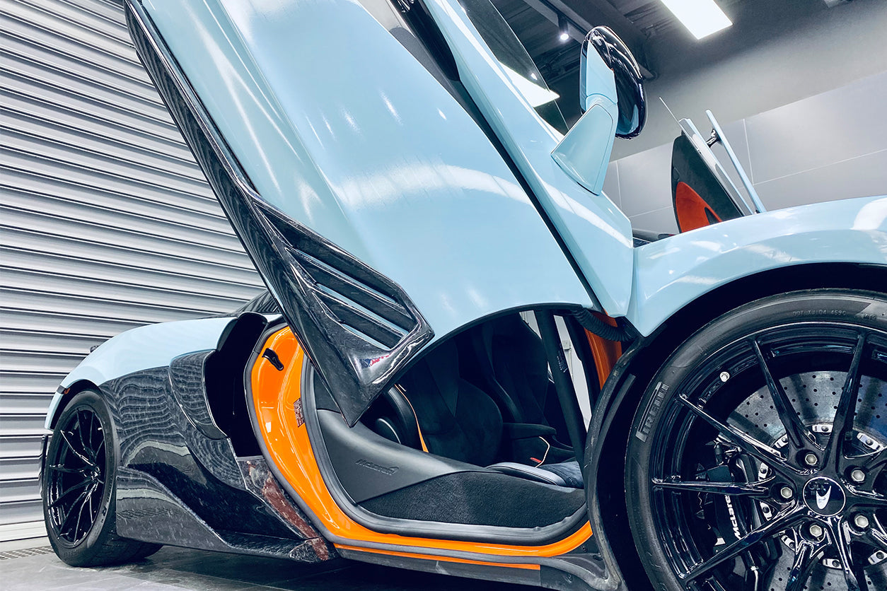 2015 - 2021 McLaren 600lt 540C 570S BKSS Style Cabon Fiber Side Skirts Under Board