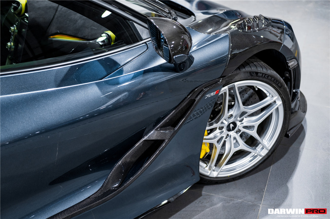 2017 - 2021 McLaren 720s Se²NWB Style Carbon Fiber Side Door Trims