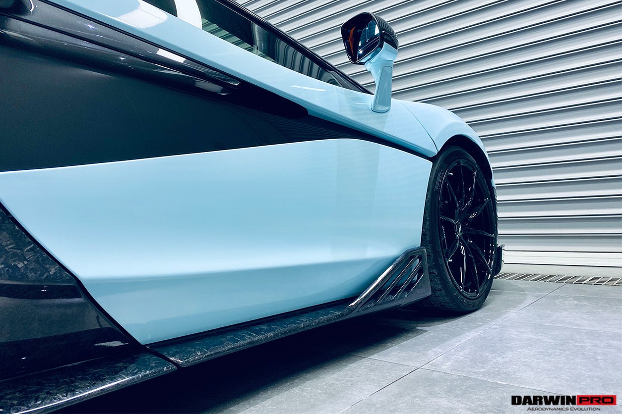 2015 - 2021 McLaren 600lt 540C 570S BKSS Style Cabon Fiber Side Skirts Under Board