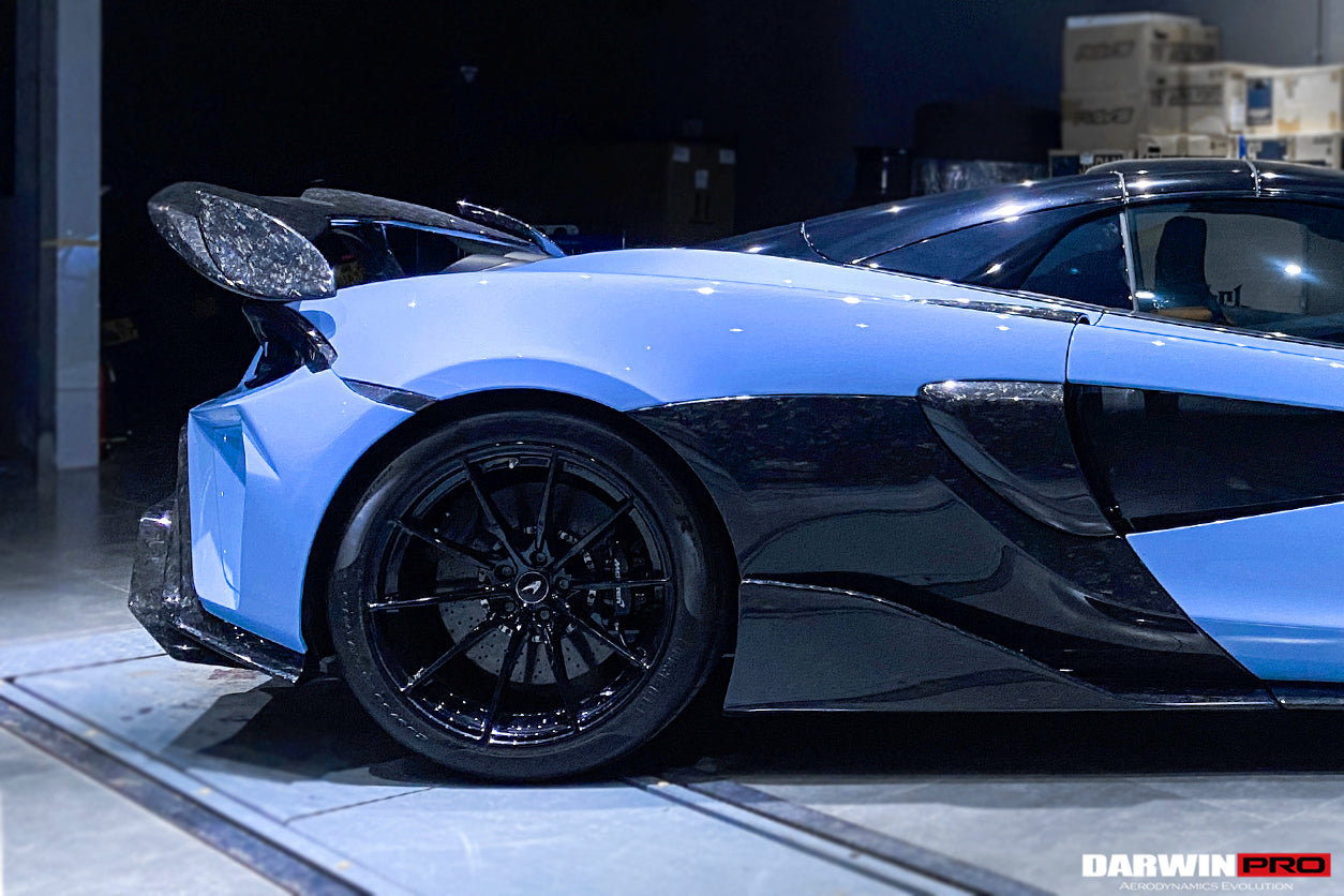 2015 - 2021 McLaren 600lt 540C 570S BKSS Style Cabon Fiber Side Skirts Under Board