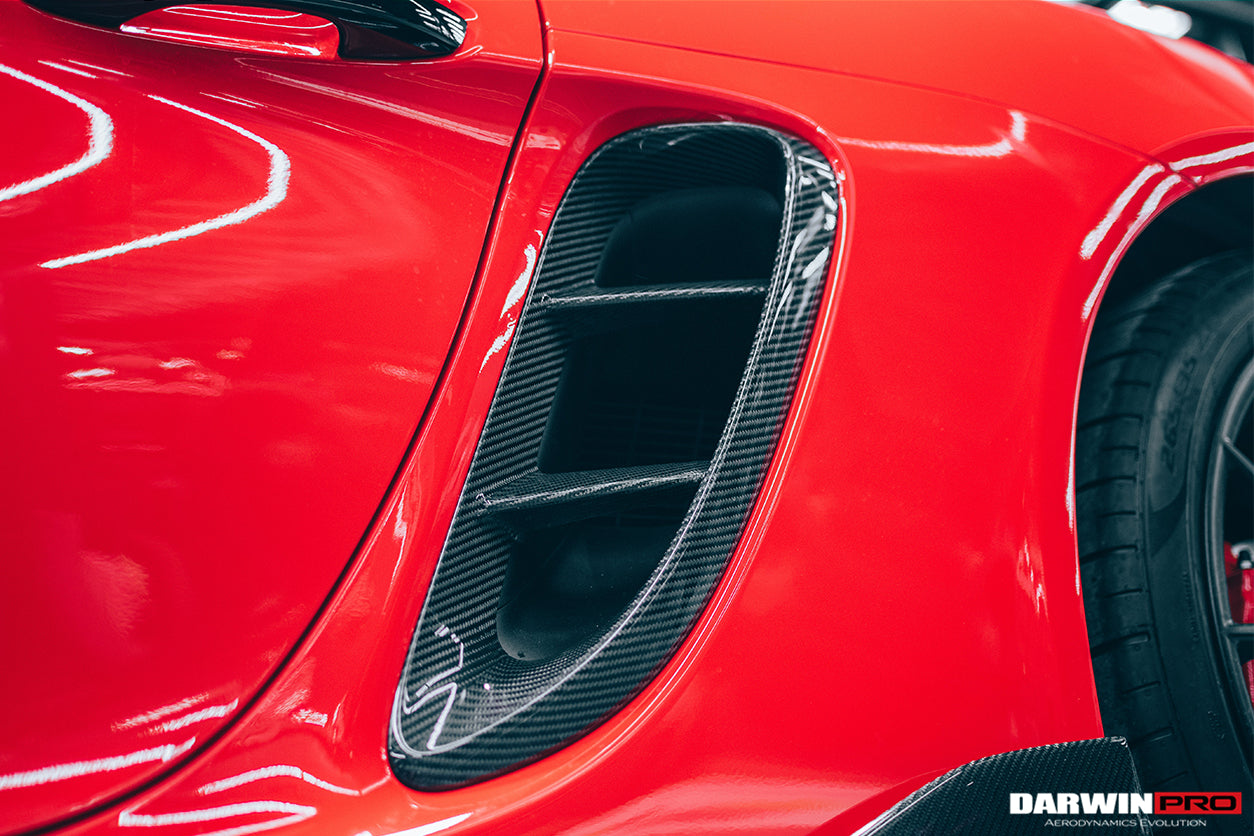 2016 - 2024 Porsche 718 Cayman & Boxster Carbon Fiber Side Air Vents