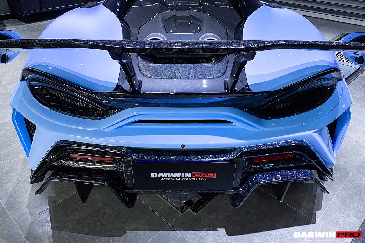 2018 - 2021 McLaren 600lt BKSS Style Partial Carbon Fiber Rear Bumper