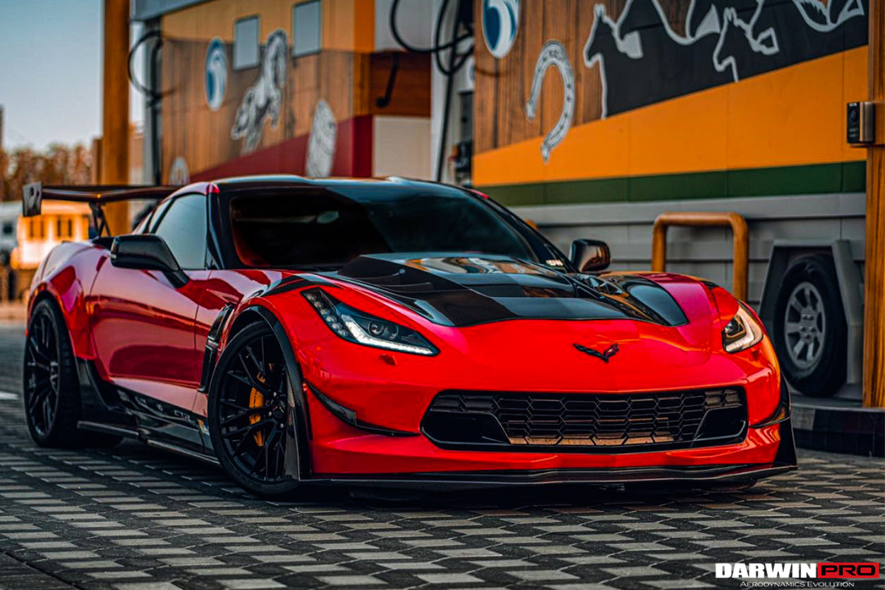 2013-2019 Corvette C7 Z51 Z06 Grandsport Carbon Fiber Canards