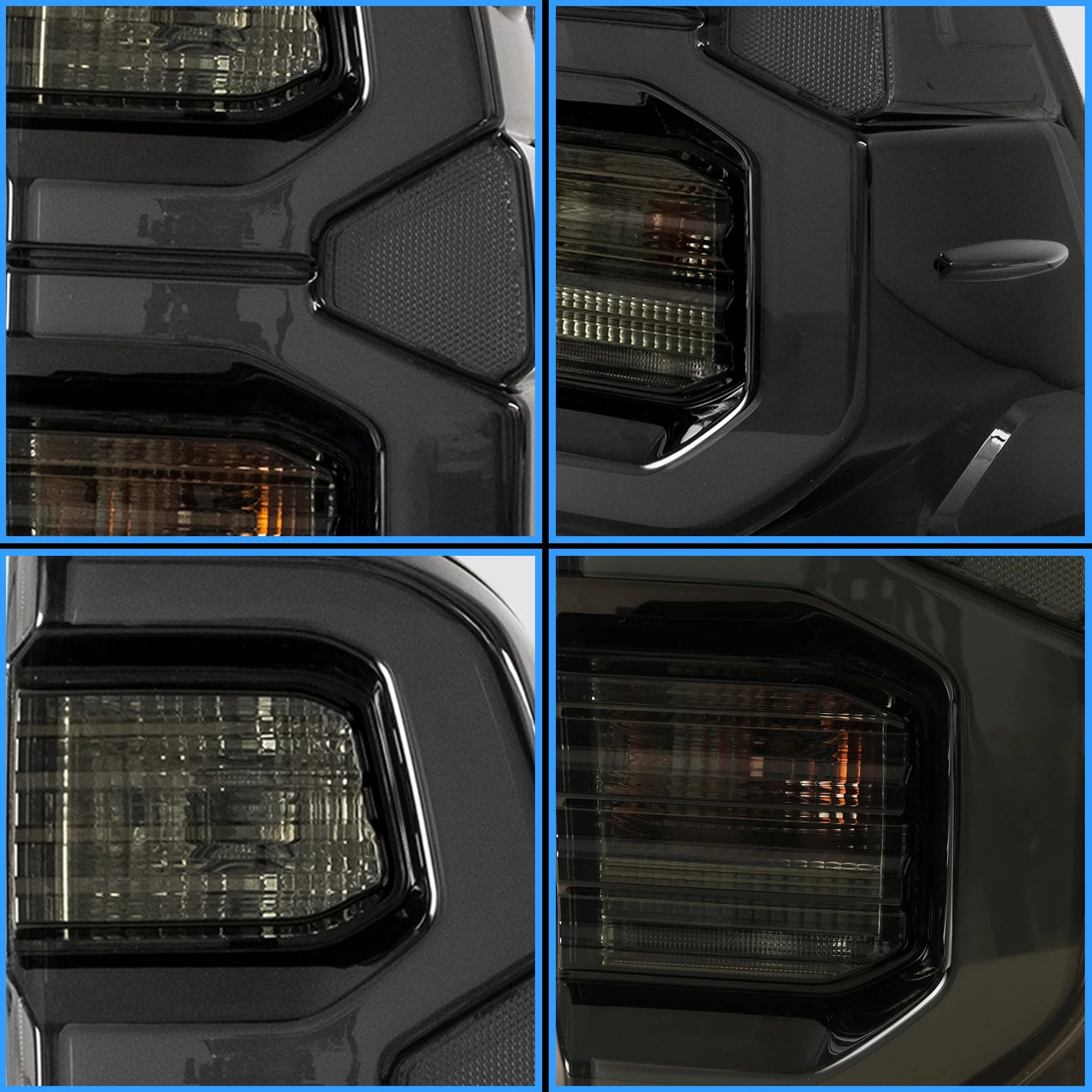 2015 - 2020 Toyota Hilux Rear Lamps LED Taillights Normal Edition