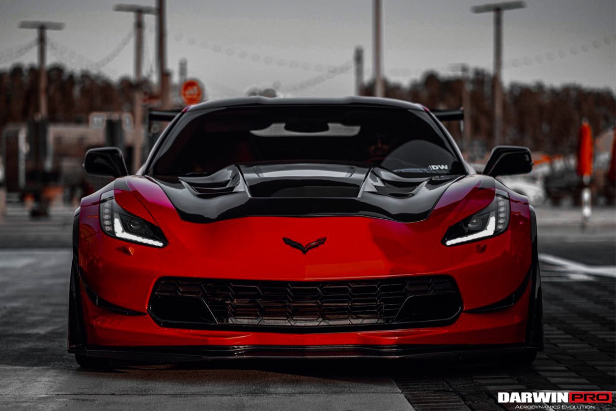 2013-2019 Corvette C7 Z51 Z06 Grandsport Carbon Fiber Canards