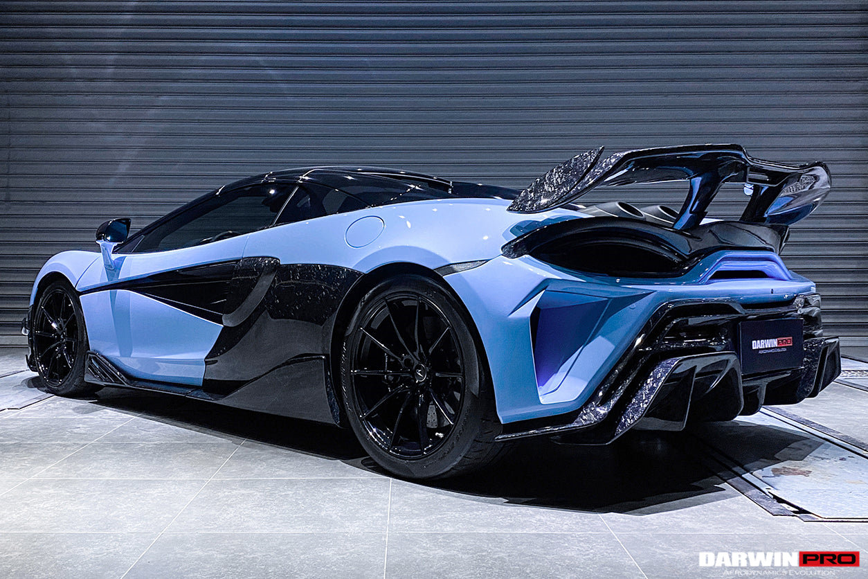 2015 - 2021 McLaren 600lt 540C 570S BKSS Style Cabon Fiber Side Skirts Under Board