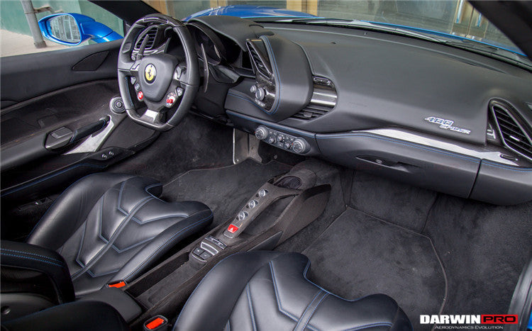 2015 - 2020 Ferrari 488 GTB/Spyder Dry Carbon Fiber Bridge  Control
