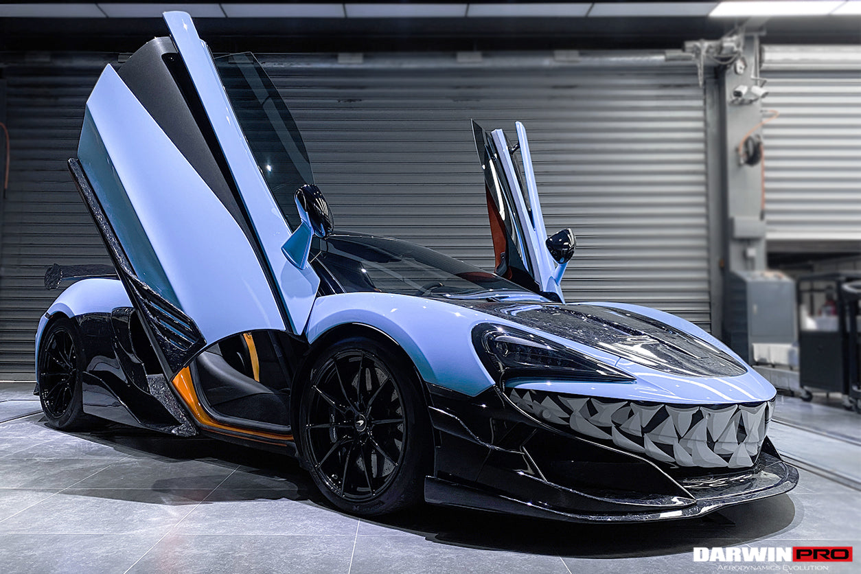 2015 - 2021 McLaren 600lt 540C 570S BKSS Style Cabon Fiber Side Skirts Under Board