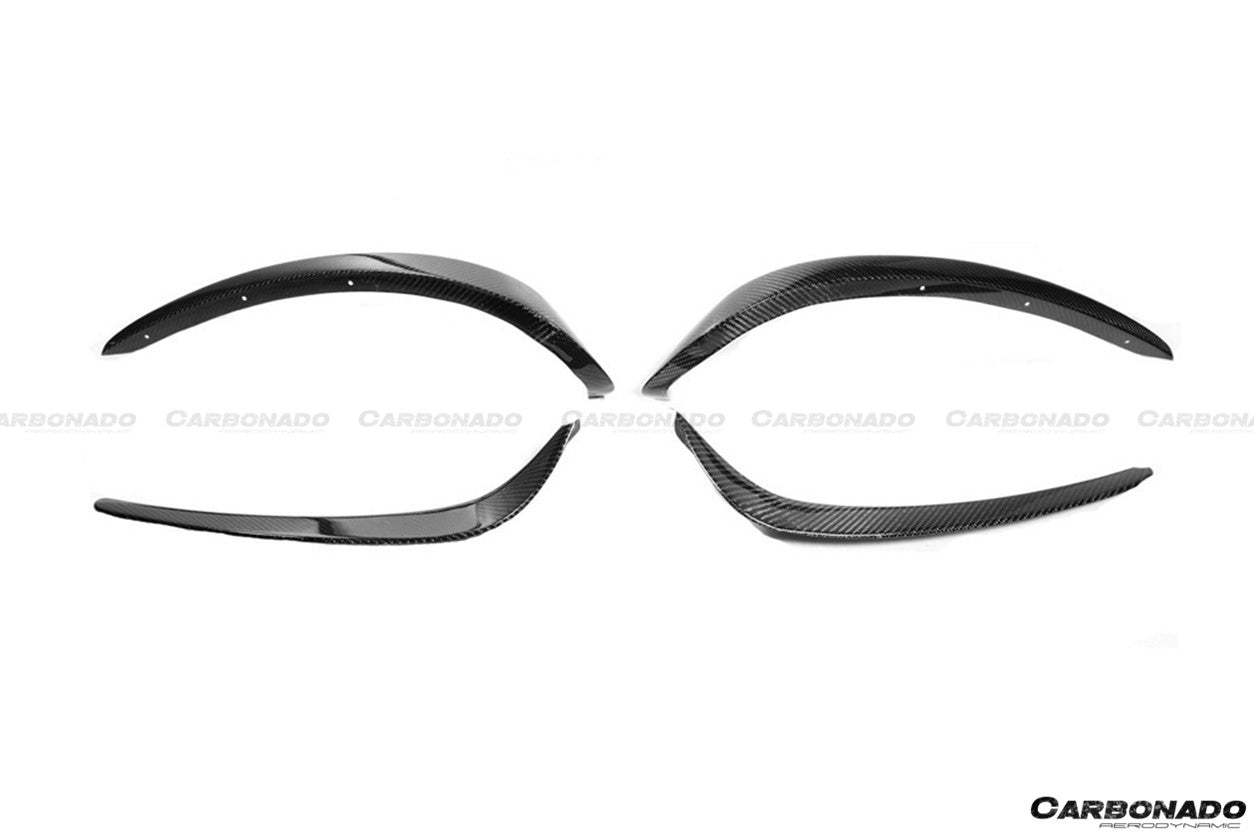 2013 - 2016 Mercedes Benz W117 CLA Sport / CLA45 AMG RZS Style Front Canards