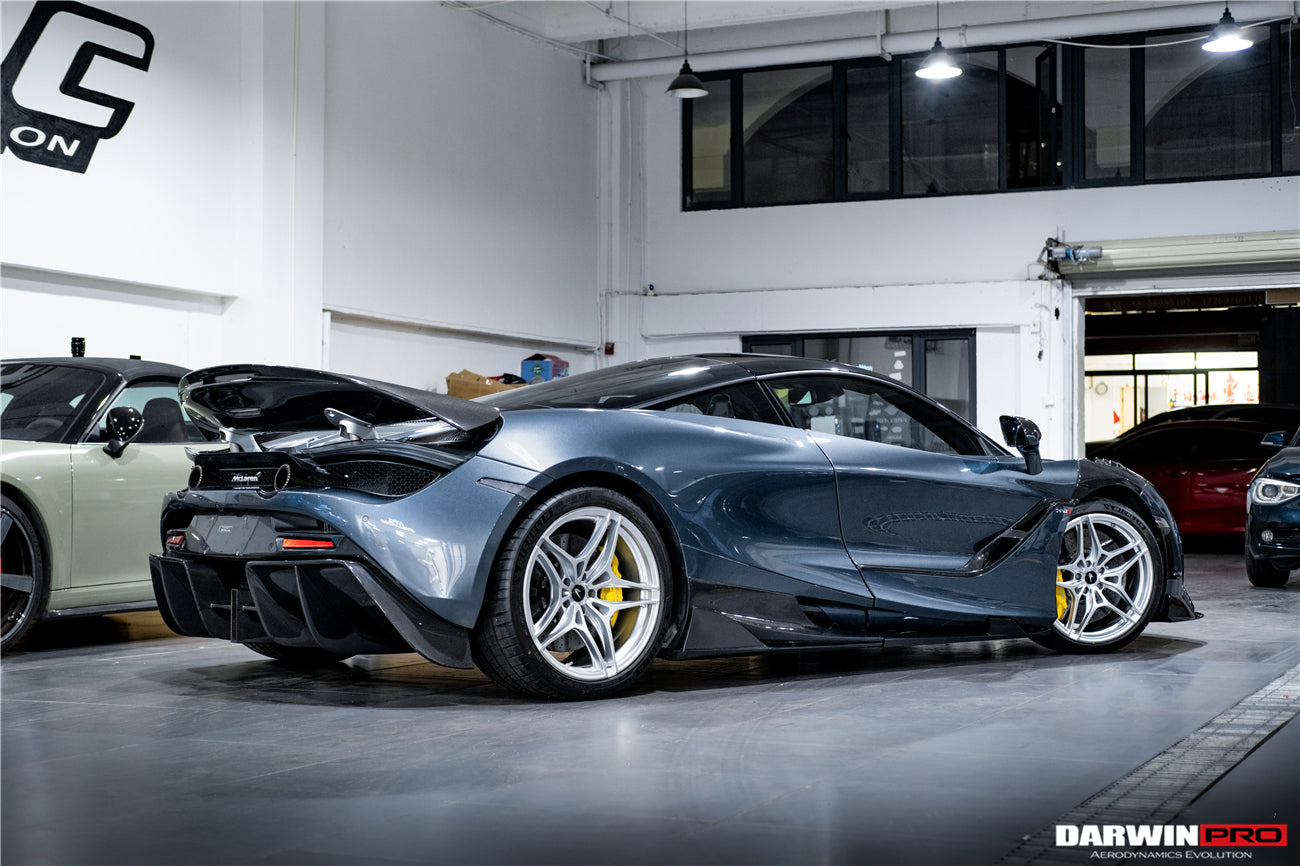 2017 - 2021 McLaren 720s Se²NWB Style Carbon Fiber Side Skirts