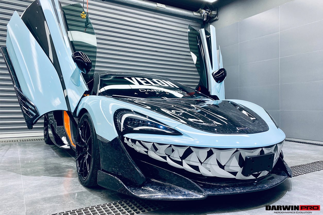 2015 - 2021 McLaren 600lt 540C 570S BKSS Style Cabon Fiber Side Skirts Under Board