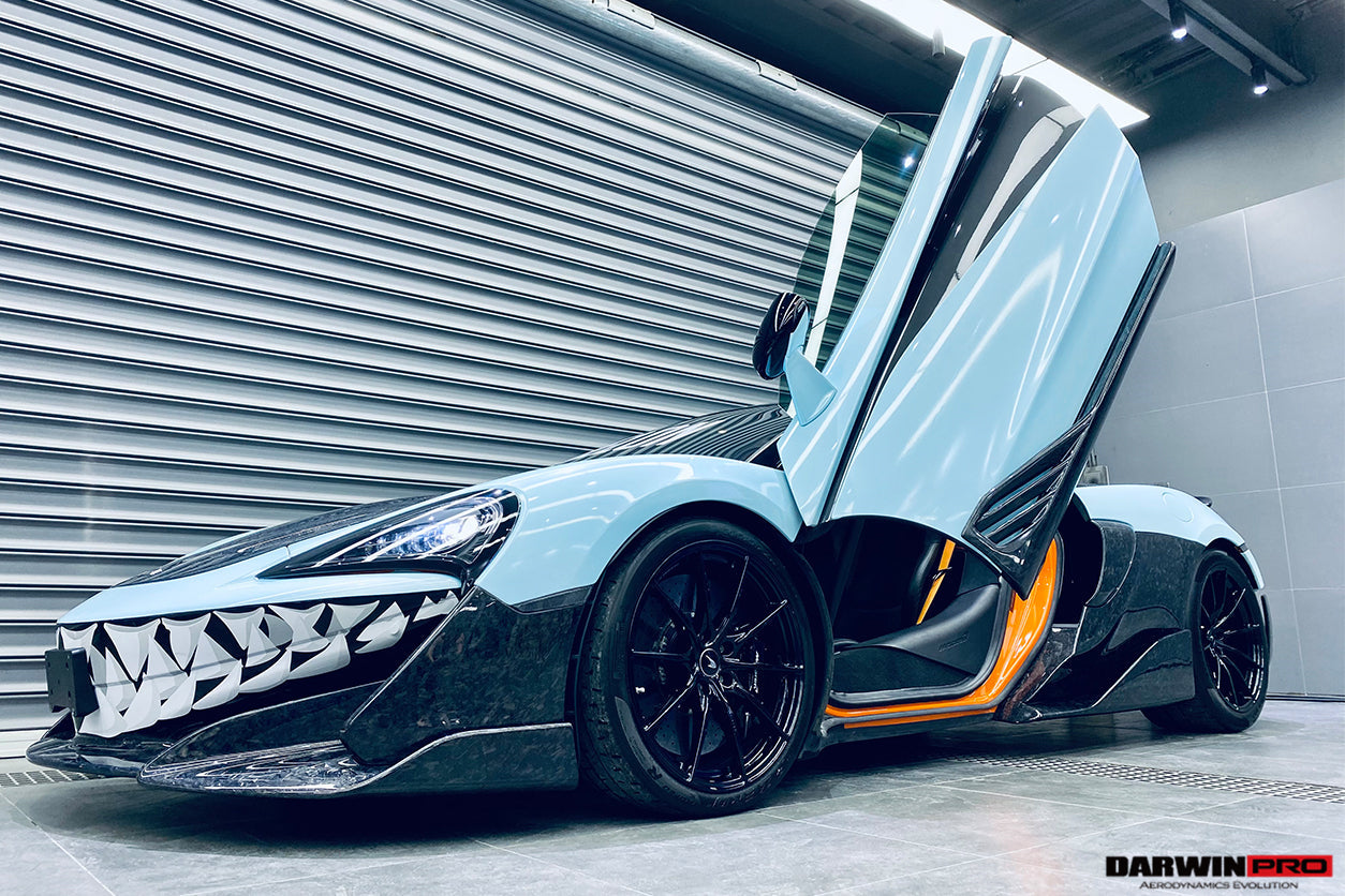 2015 - 2021 McLaren 600lt 540C 570S BKSS Style Cabon Fiber Side Skirts Under Board