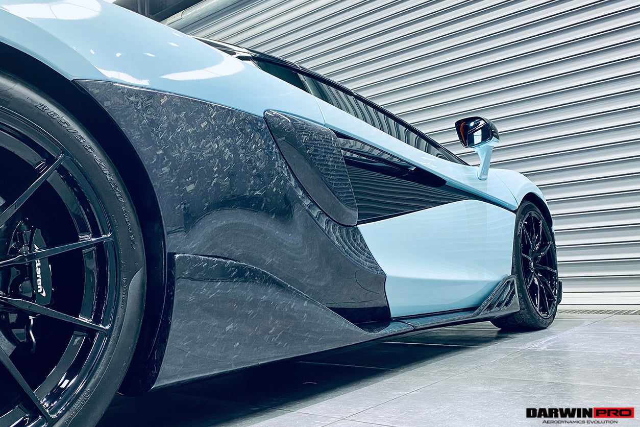 2015 - 2021 McLaren 600lt 540C 570S BKSS Style Cabon Fiber Side Skirts Under Board