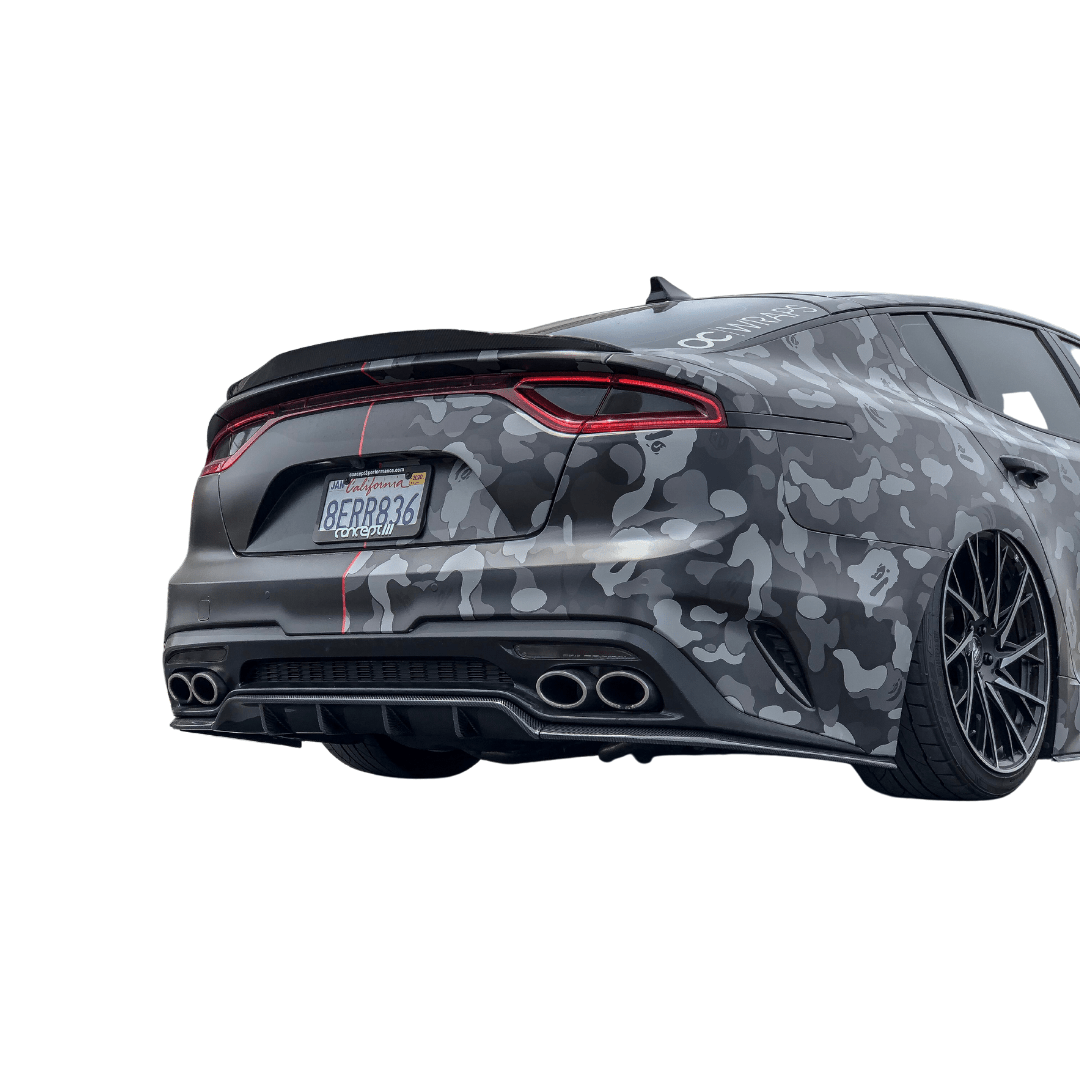 Adro Kia Stinger Carbon Fiber Trunk Spoiler V2