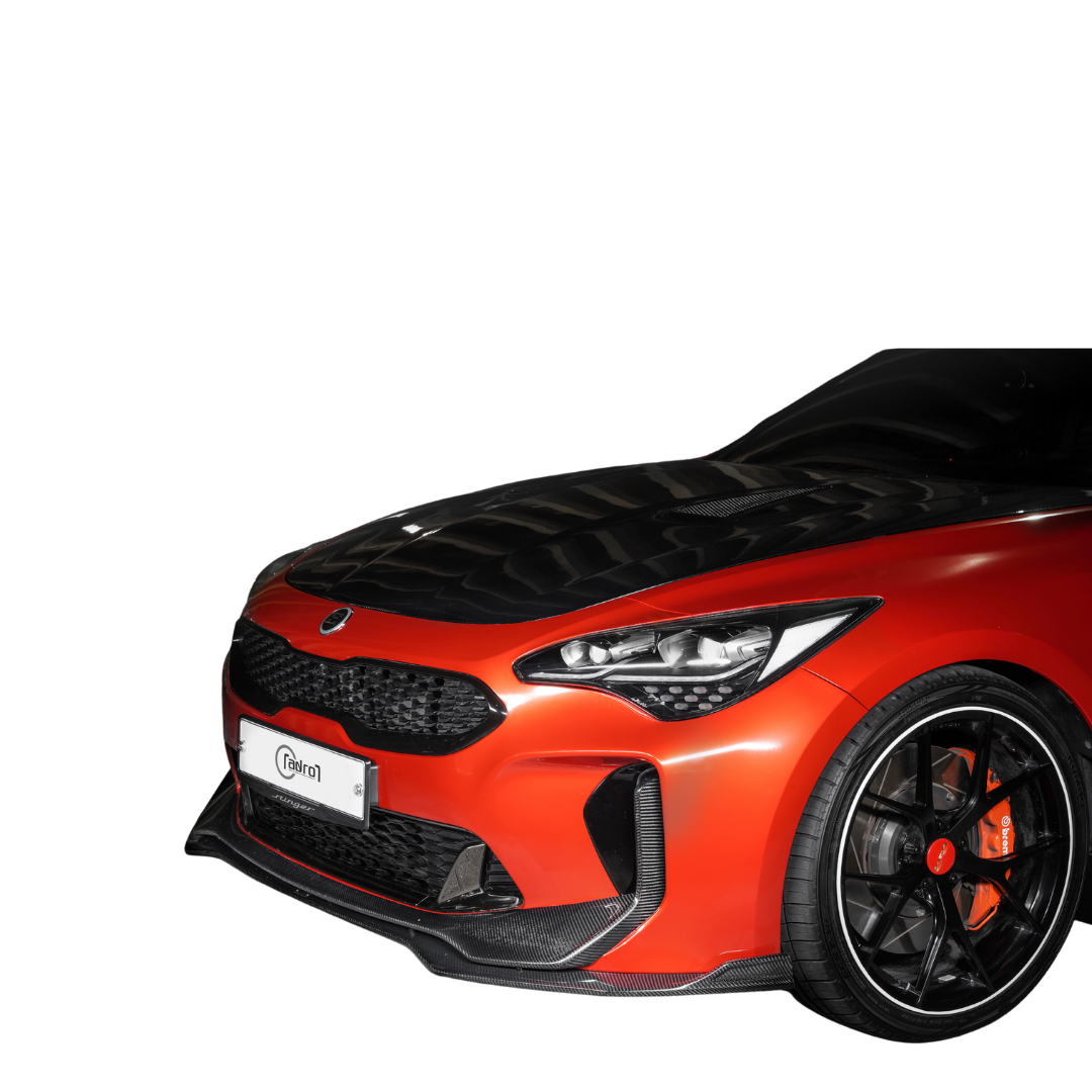 Adro Kia Stinger Carbon Fiber Front Lip V2