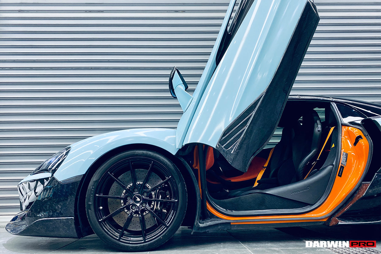 2015 - 2021 McLaren 600lt 540C 570S BKSS Style Cabon Fiber Side Skirts Under Board