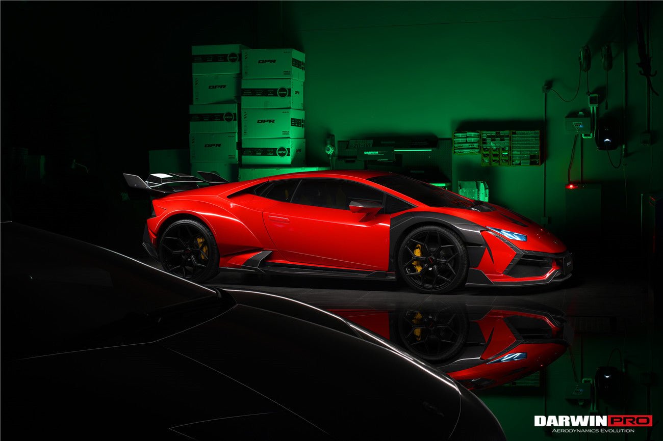 2015 - 2025 Lamborghini Huracan LP610 & LP580 & EVO & STO & Tecnica BKSSII Style Side Skirts