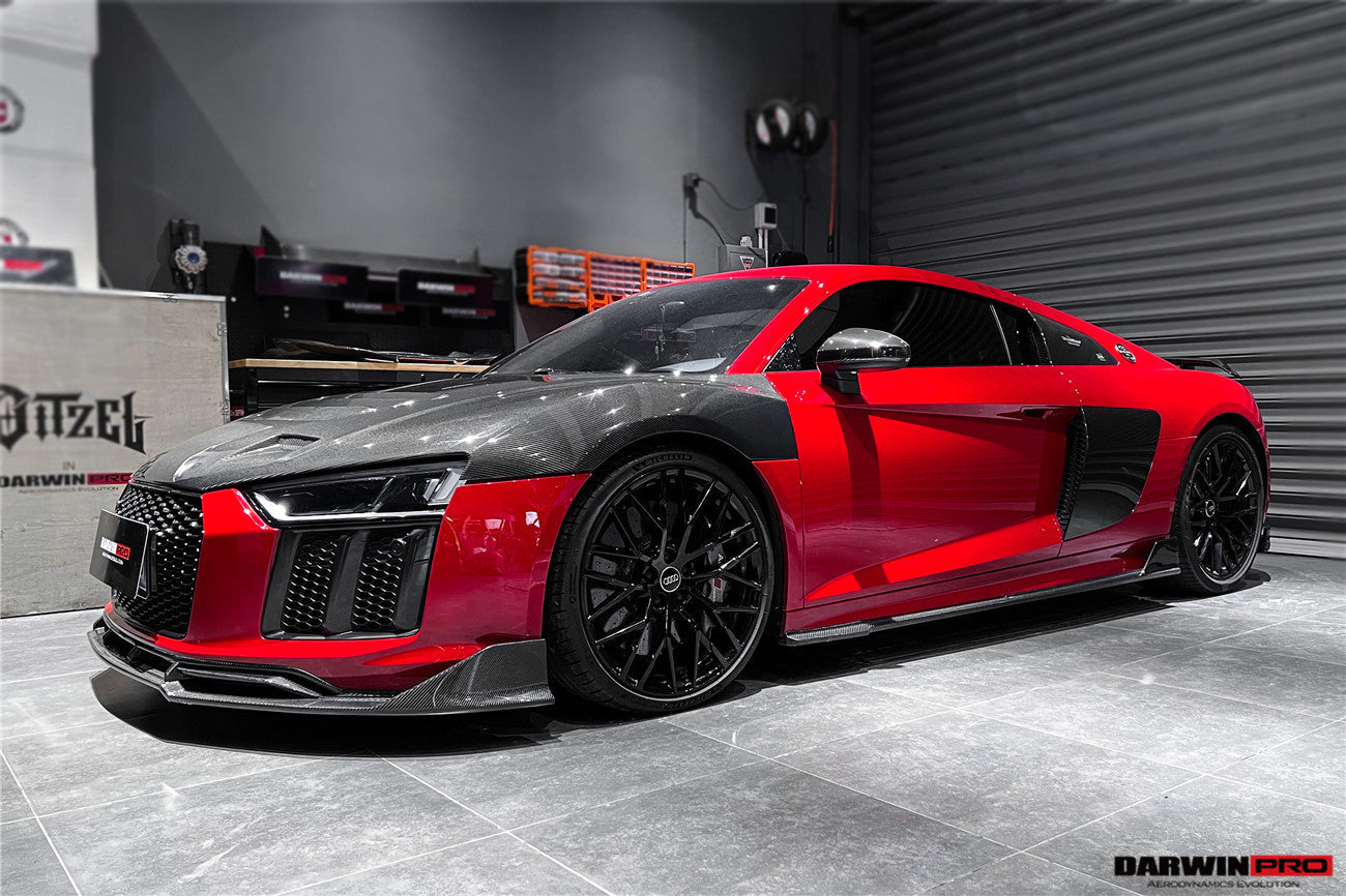 2016 - 2018 Audi R8 Coupe iMP Performance Carbon Fiber Side Skirts Under Board