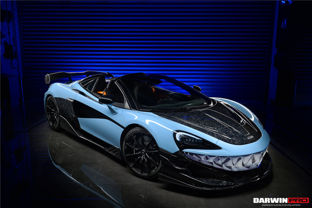 2015 - 2021 McLaren 600lt 540C 570S BKSS Style Cabon Fiber Side Skirts Under Board