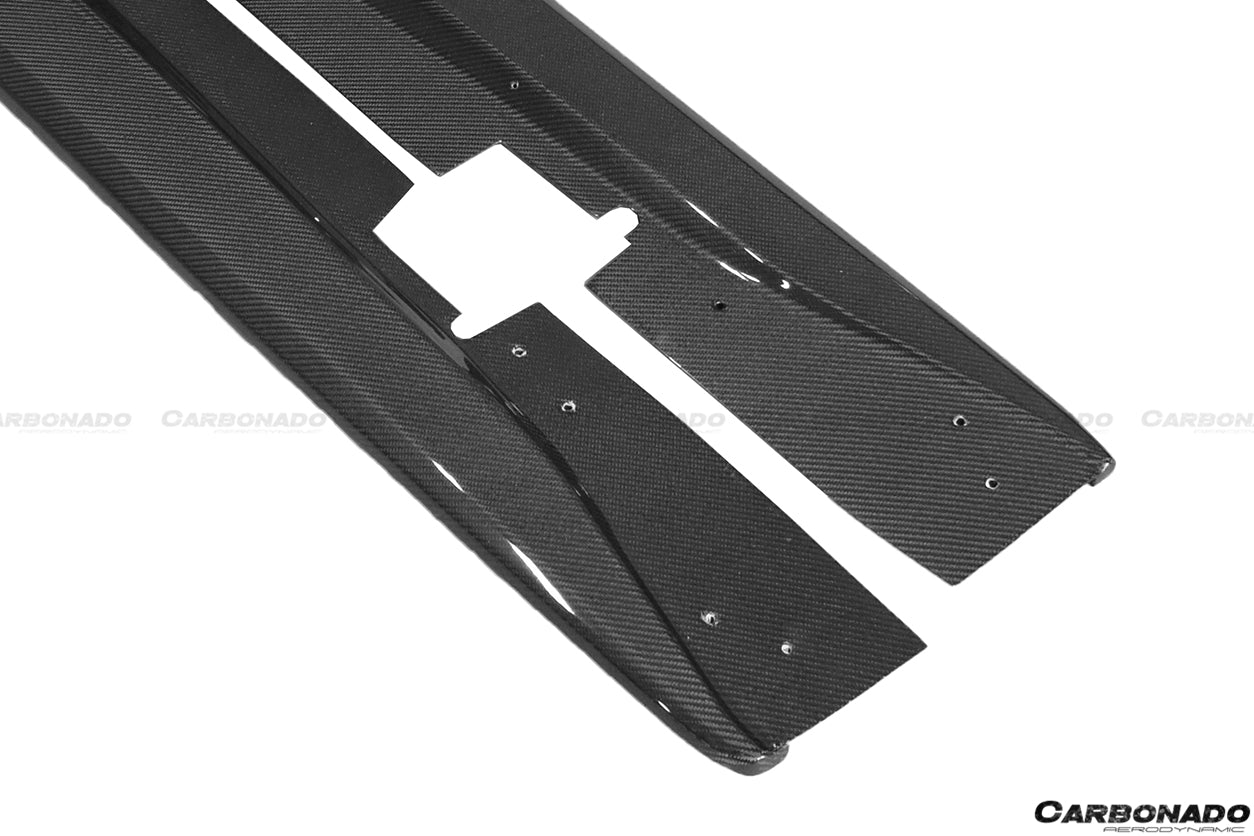 2013 - 2019 Corvette C7 AR Style Carbon Fiber Side Skirts