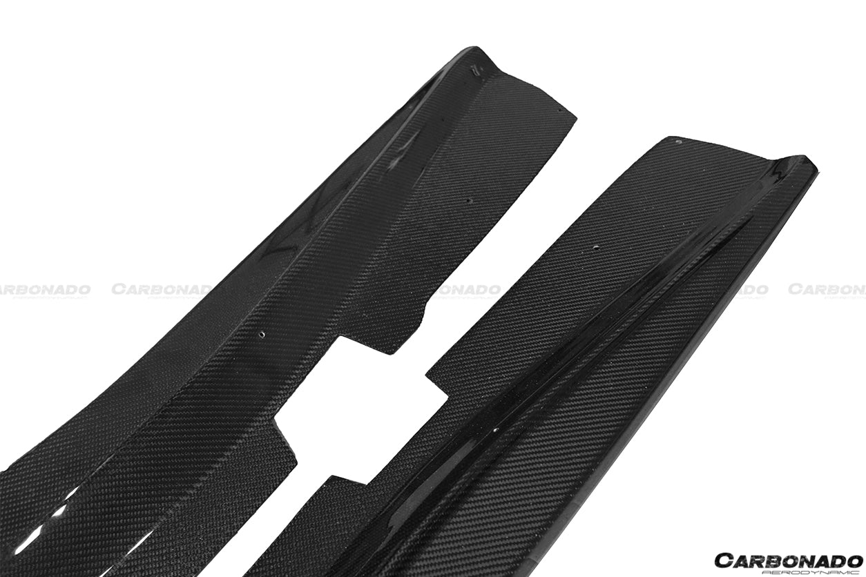 2013 - 2019 Corvette C7 AR Style Carbon Fiber Side Skirts