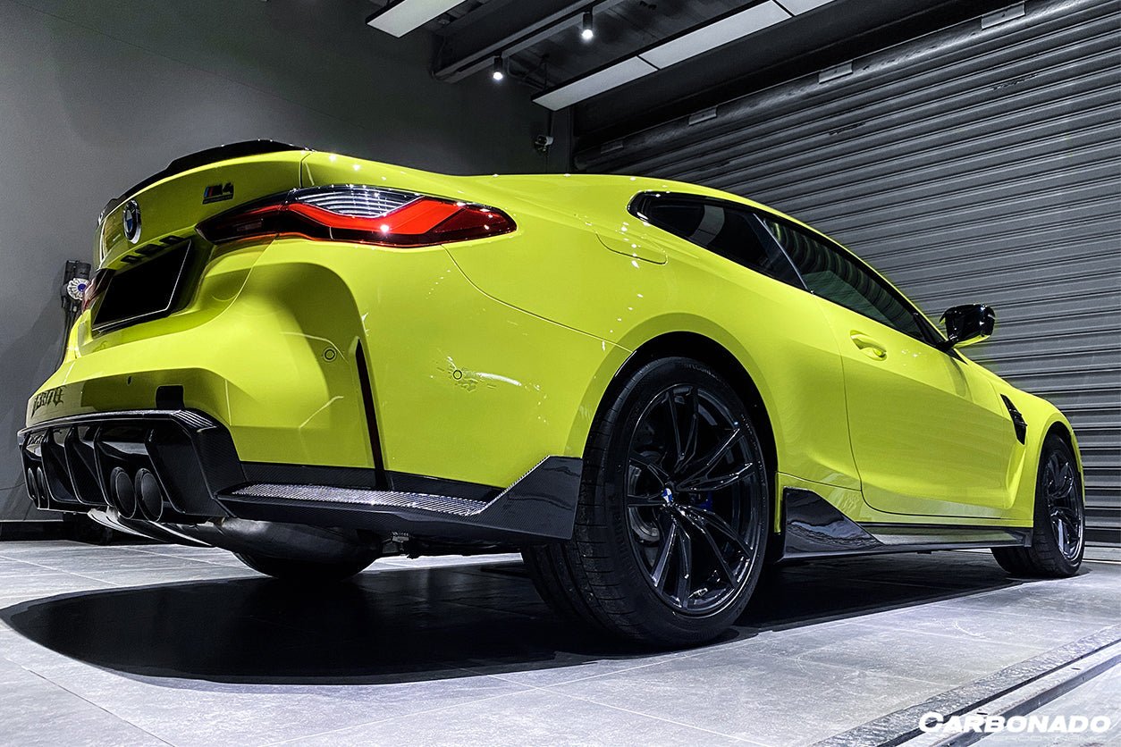 2021-2025 BMW M4 G82 G83 MP Style Carbon Fiber Rear Caps