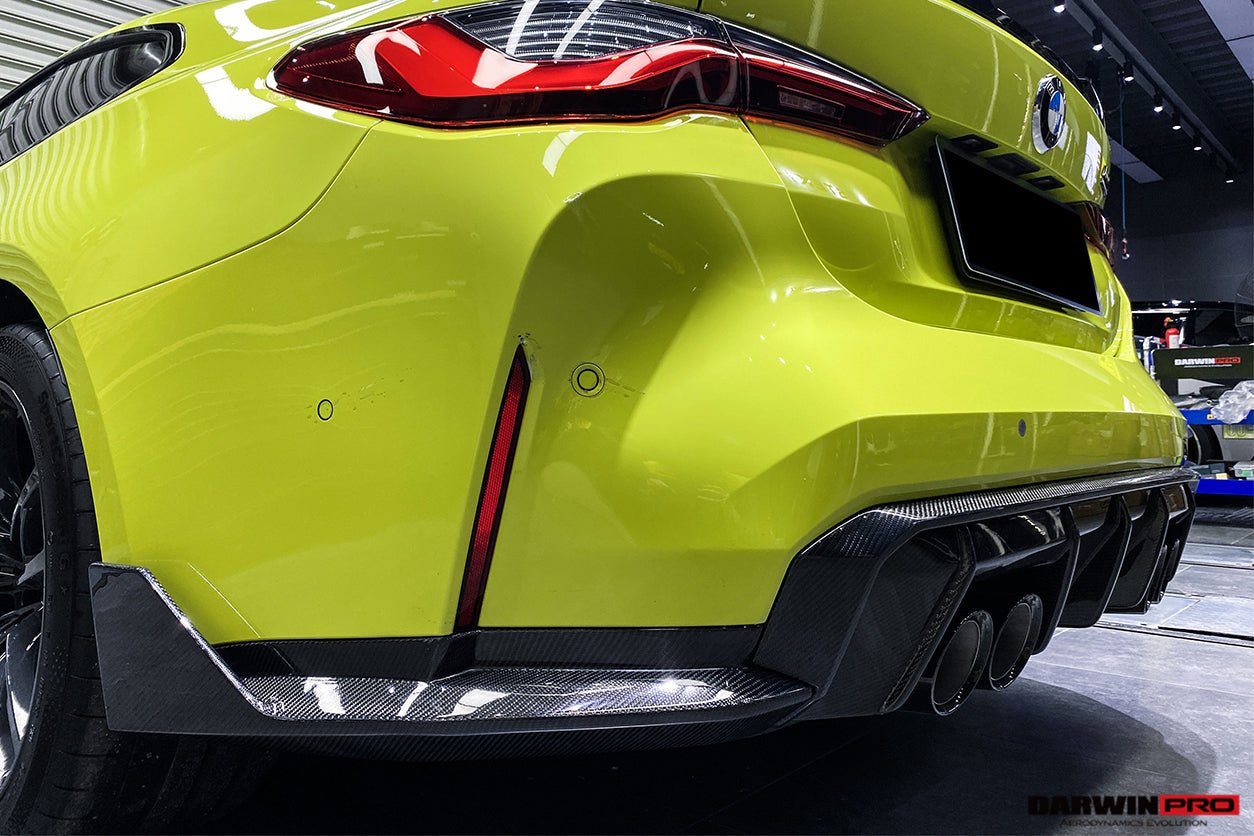 2021-2025 BMW M4 G82/G83 M3 G80 Carbon Fiber Rear Diffuser Trim Replacement Lip