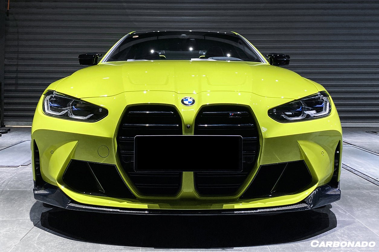 2021-2025 BMW M3 G80 M4 G82 G83 MP Style Carbon Fiber Front Bumper Air Vents