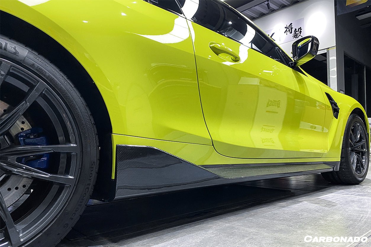 2021-2025 BMW M4 G82 G83 MP Style Carbon Fiber Side Skirts