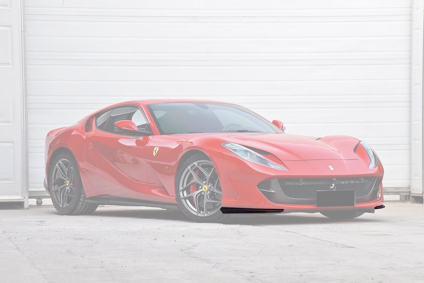 2017 - 2024 Ferrari 812 Superfast & GTS OEM Style Dry Carbon Fiber Front Side Splitter