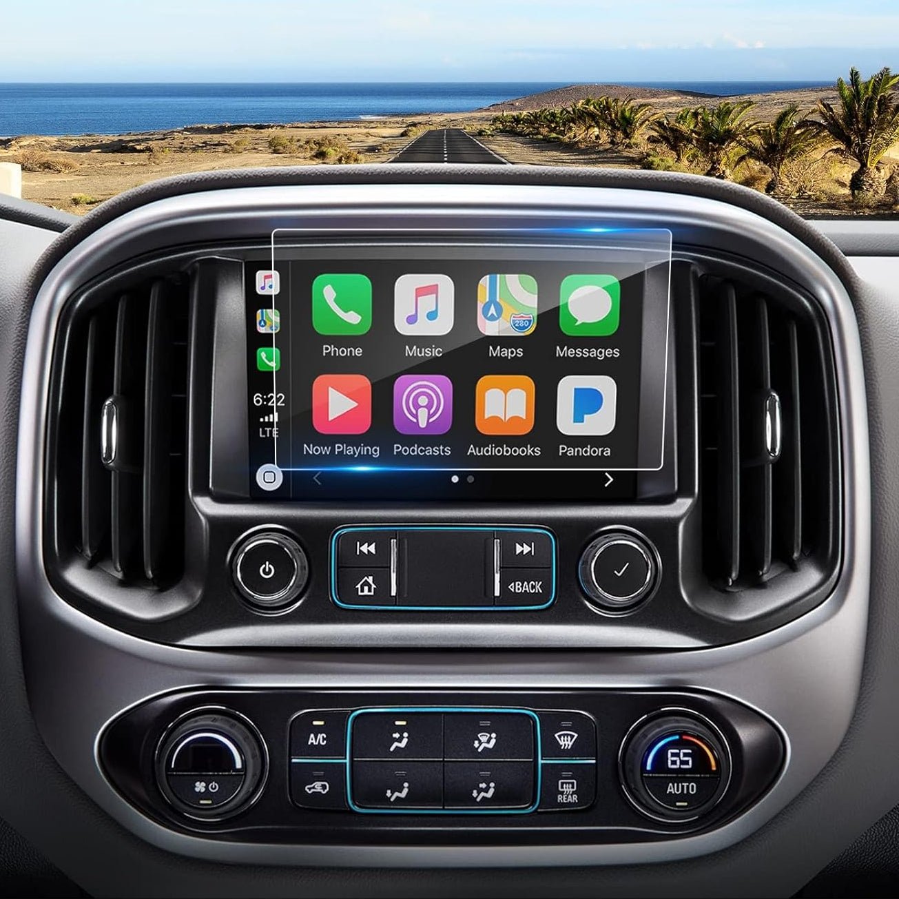 2014+ GMC Sierra Display Screen Protection Frame