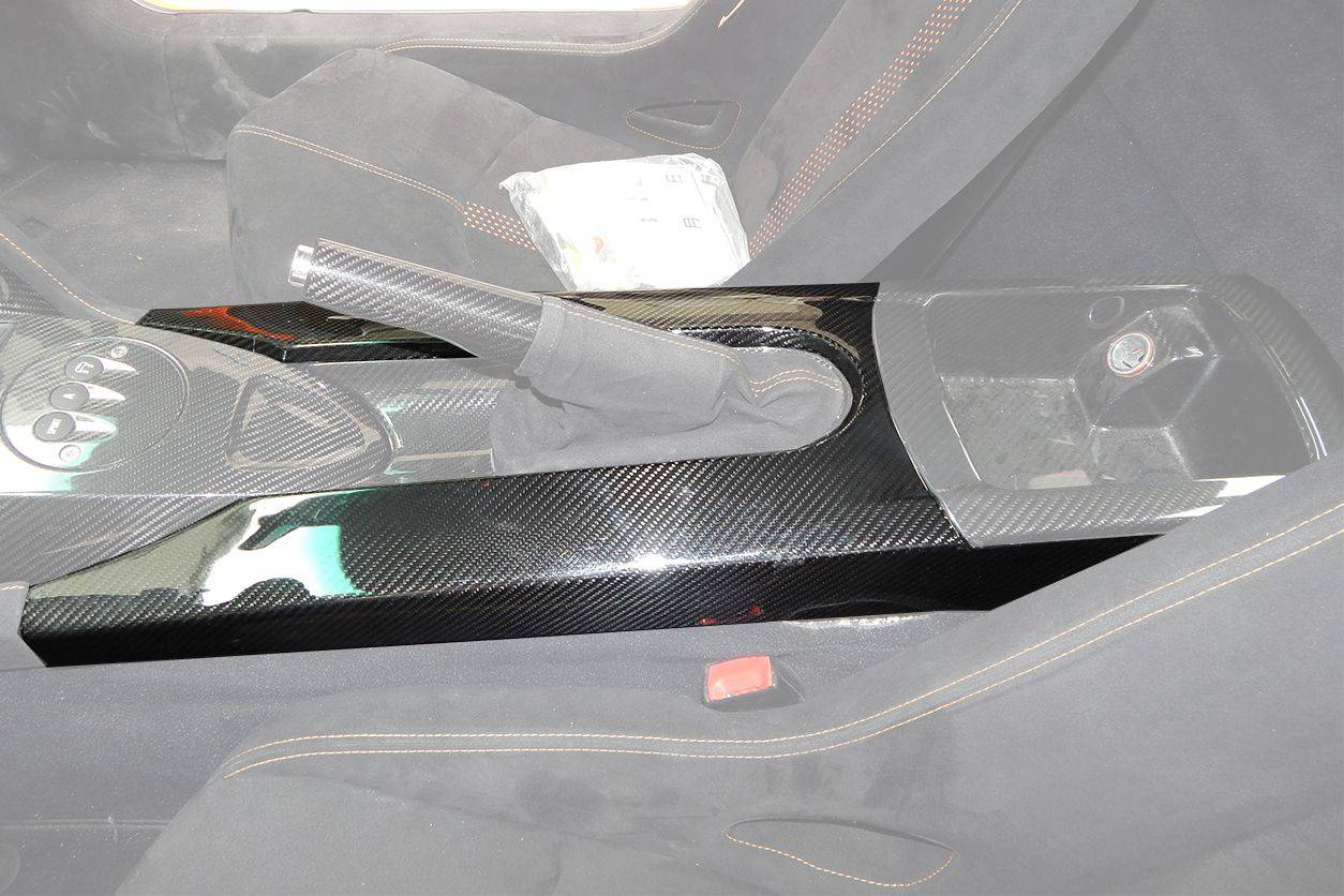 2004-2014 Lamborghini Gallardo OEM Style Carbon Fiber Center Gear Shift Console Board - Carbonado
