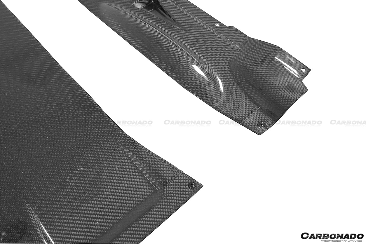 2012 - 2022 Nissan GTR R35 DBA & EBA VA Style Rear Bumper With Diffuser and LED Light