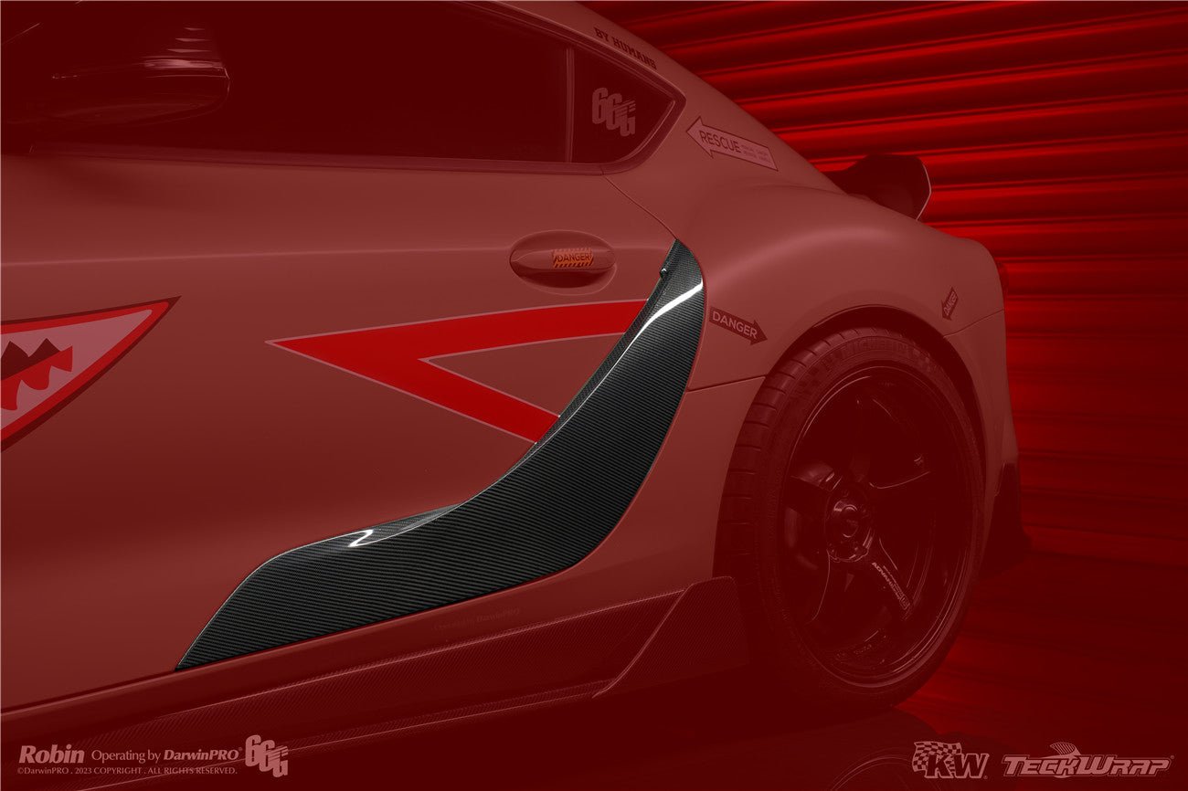 2019 - 2025 Toyota GR Supra (J29 & DB) A90 A91 OEM Style Carbon Fiber Door Penal Garnish Trim Replacement