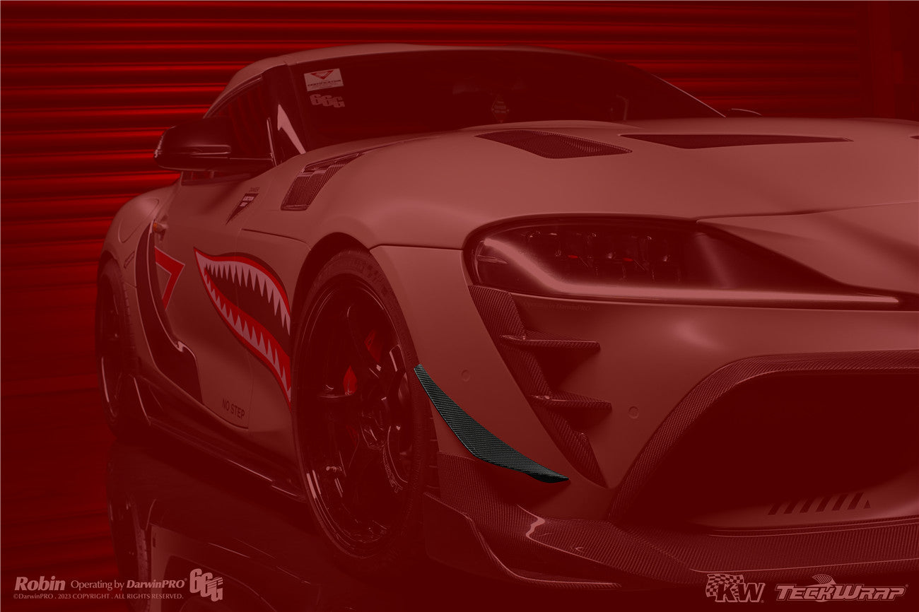 2019-2025 Toyota GR Supra (A90/A91) BKSS Style Carbon Fiber Canards