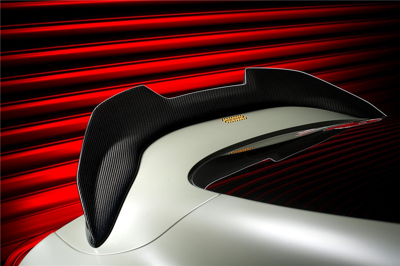 2019 - 2025 Toyota GR Supra (J29 & DB) A90 A91 BKSS Style Carbon Fiber Trunk Spoiler with LED Light