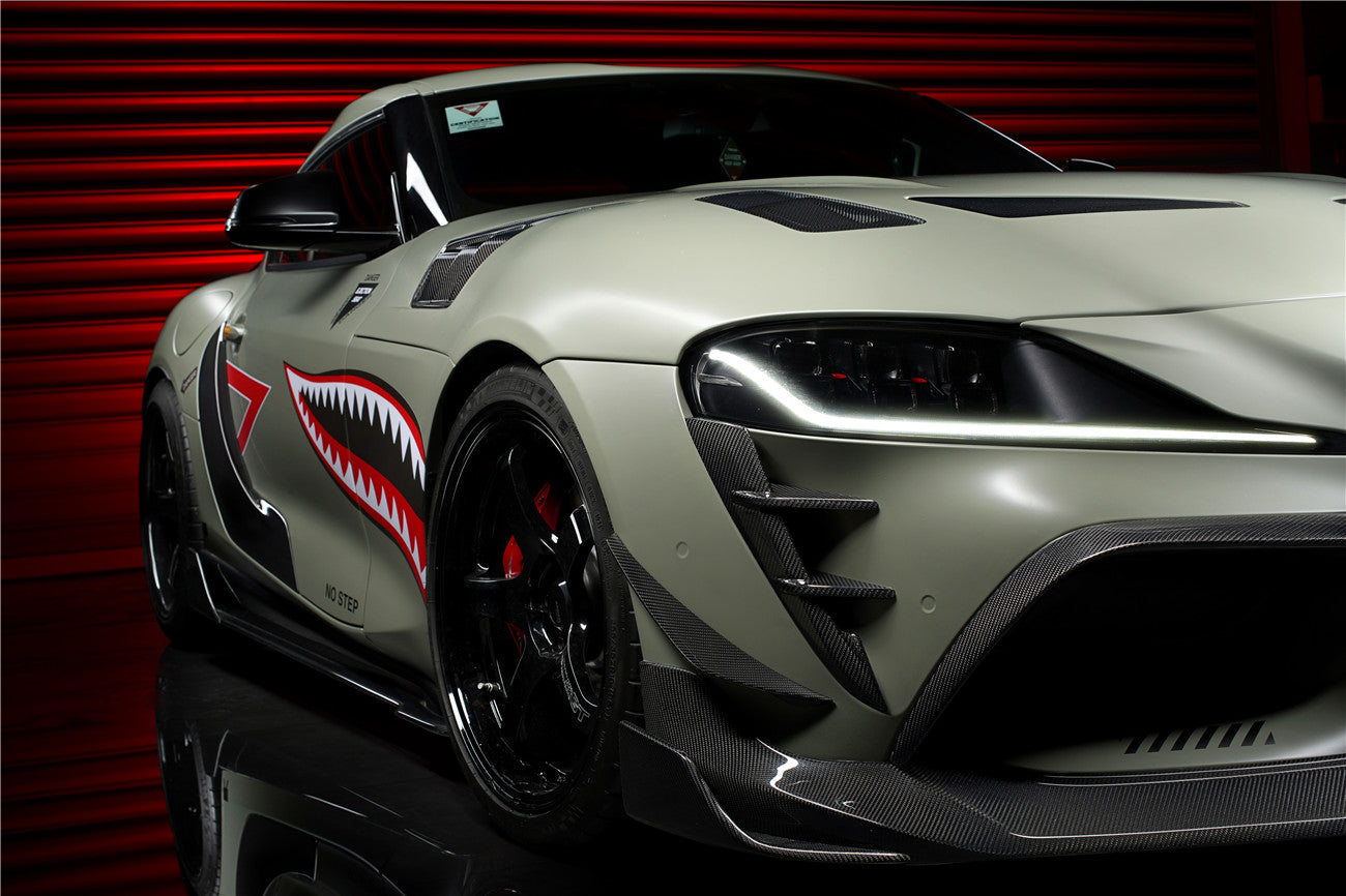 2019-2025 Toyota GR Supra (A90/A91) BKSS Style Carbon Fiber Canards