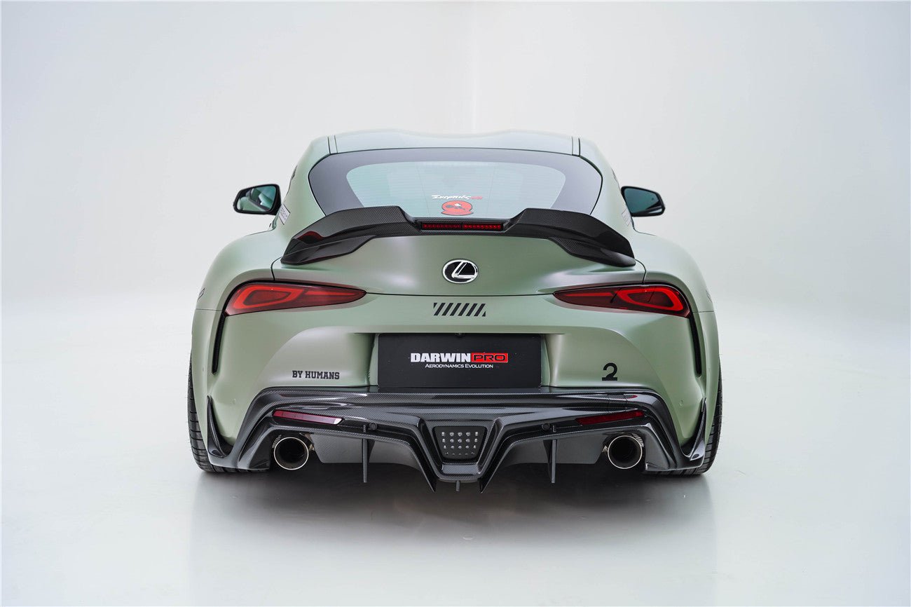 2019 - 2025 Toyota GR Supra (J29 & DB) A90 A91 BKSS Style Carbon Fiber Trunk Spoiler with LED Light