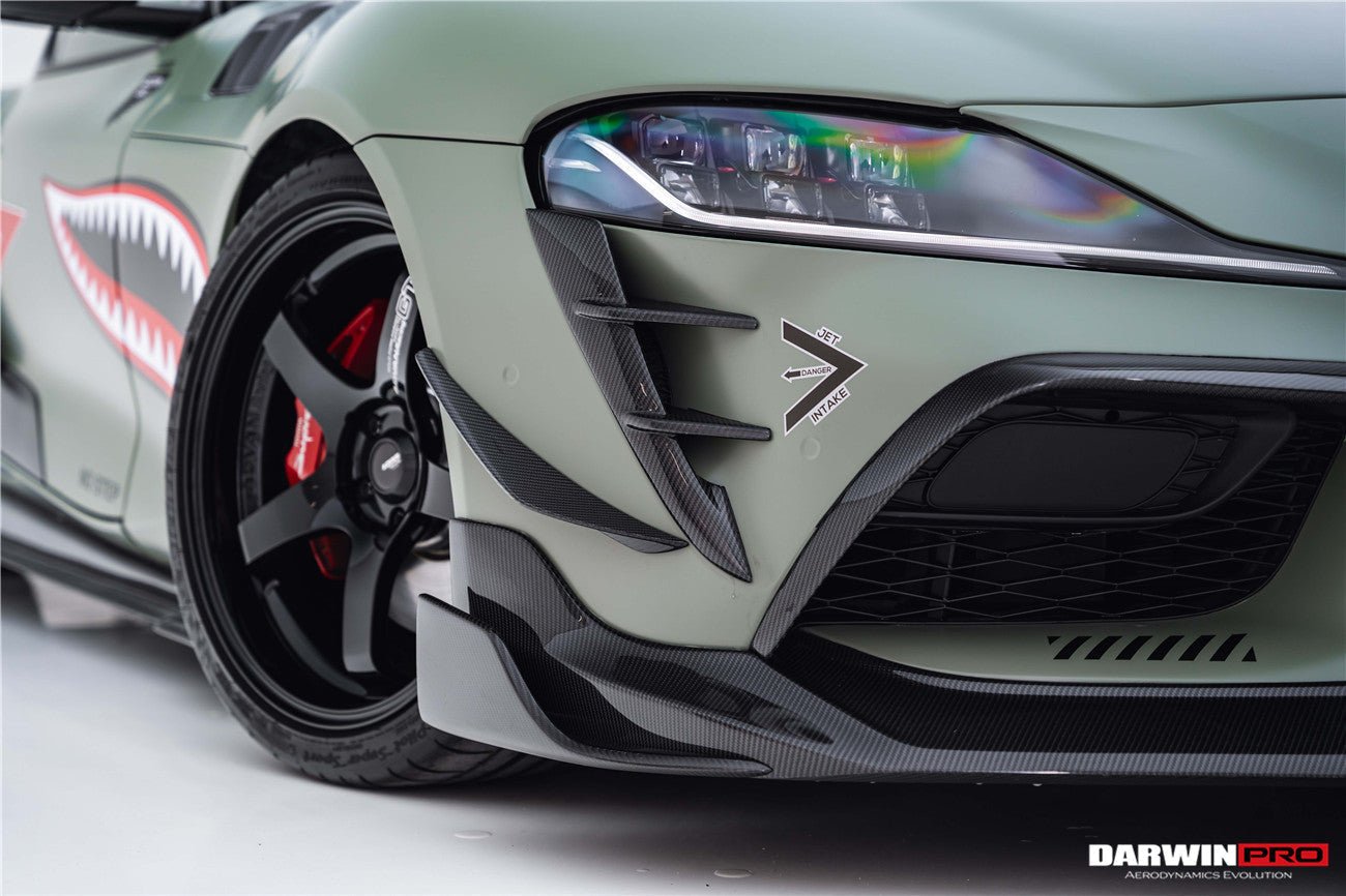 2019 - 2025 Toyota GR Supra (J29 & DB) A90 A91 BKSS Style Carbon Fiber Front Lip