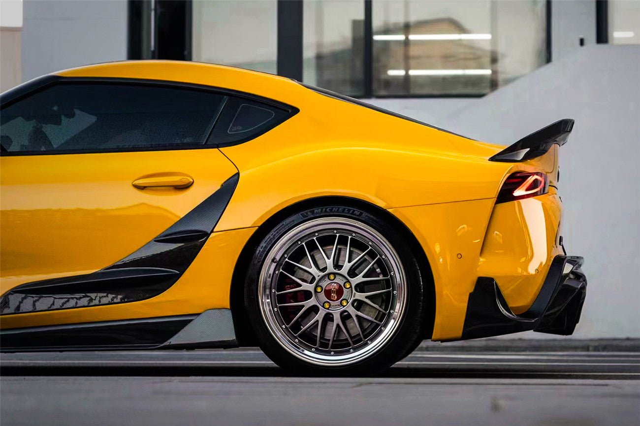 2019 - 2025 Toyota GR Supra (J29 & DB) A90 A91 OEM Style Carbon Fiber Door Penal Garnish Trim Replacement