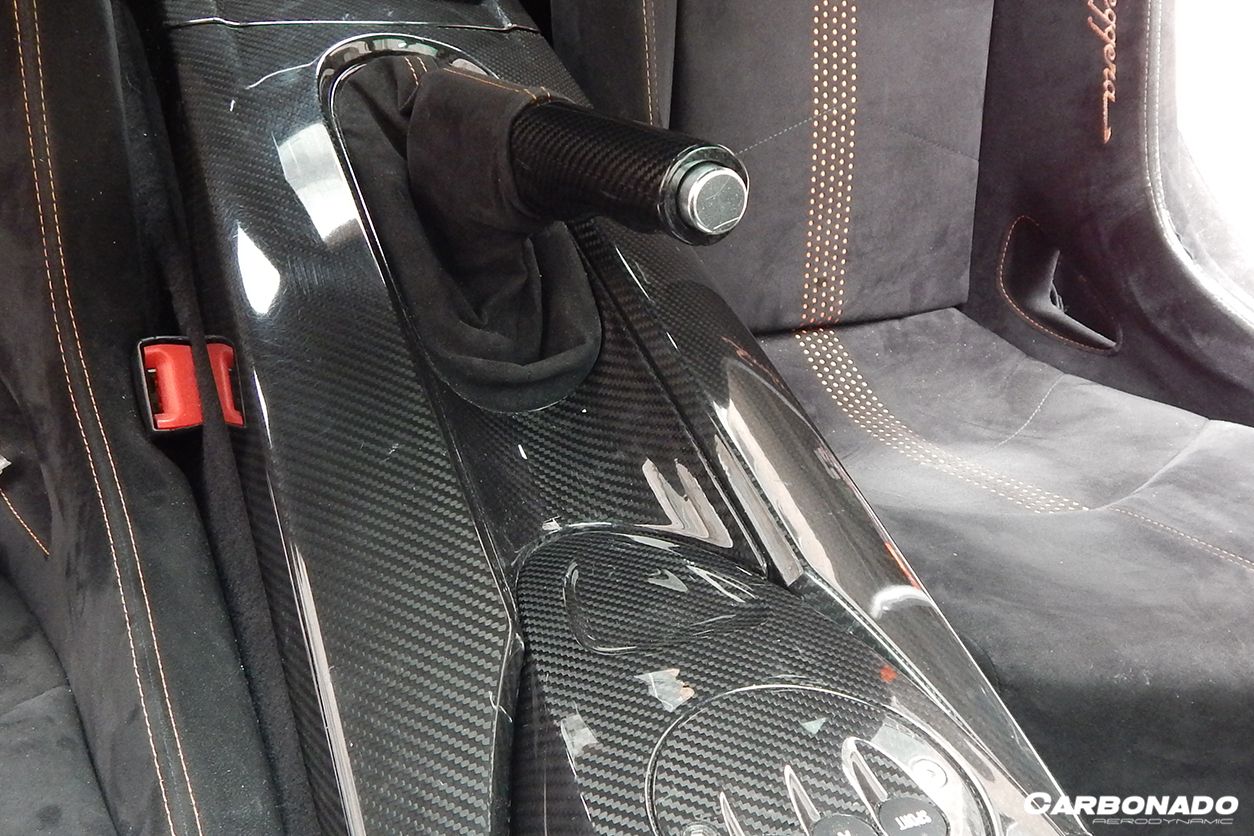 2004-2014 Lamborghini Gallardo OEM Style Carbon Fiber Hnadbrake Surround - Carbonado