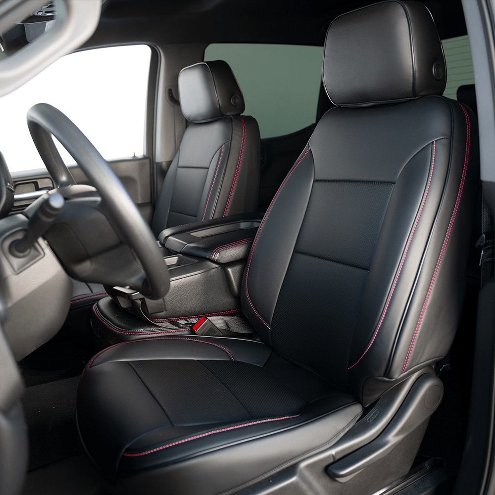 2019-up-chevrolet-silverado-custom-leather-interior-seat-coversCrew Cab | Double Cab W/ Front Middle Jump Seat