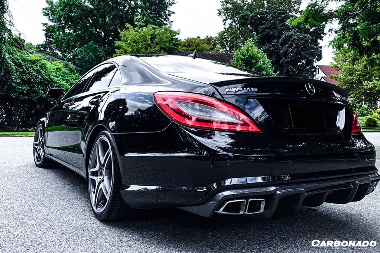 2011 - 2015 Mercedes Benz CLS400 CLS500 CLS63 AMG W218 RT Style Rear Diffuser