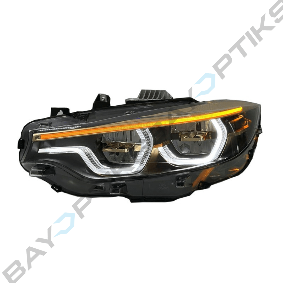 BMW F80 F82 F32 Ikon Style Tri Color CSL Golden Version LED Headlights 2014-2017